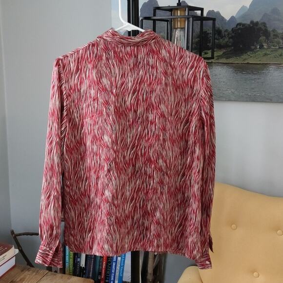 Notations Blouse Silk M - Picture 3 of 4